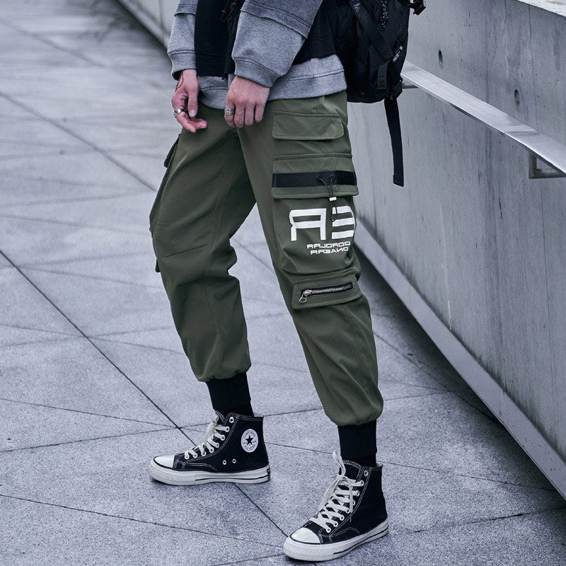 A3 Cargo Pants XS, Army Green - Streetwear Cargo Pants - Slick Street