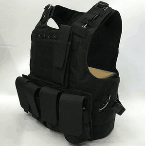 Tactical Camo Vest , - Streetwear Vest - Slick Street