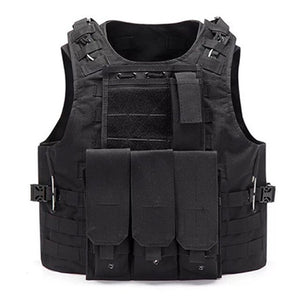 Tactical Camo Vest , - Streetwear Vest - Slick Street