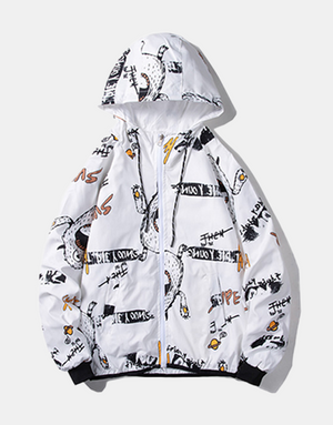 SVPER Reversible Jacket White, XS - Streetwear Jackets - Slick Street