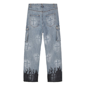 Blazed Crosses Jeans , - Streetwear Jeans - Slick Street
