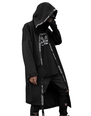 LO50 Long Jacket black, XS - Streetwear Jackets - Slick Street
