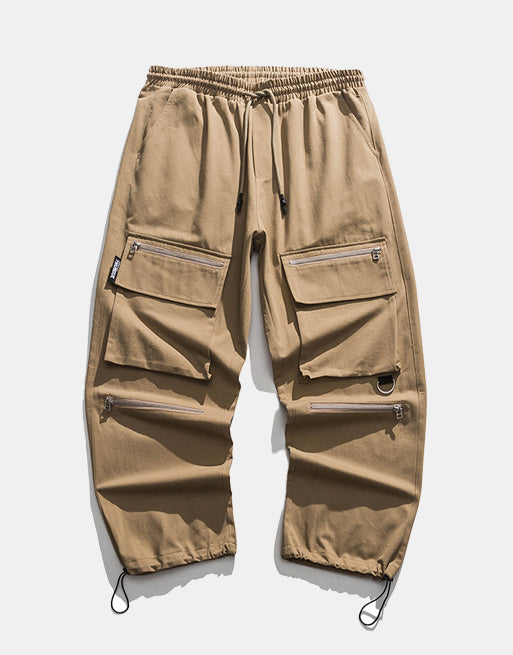 TW0 Cargo Pants XS, Khaki - Streetwear Cargo Pants - Slick Street