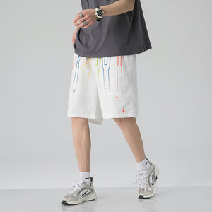 DISOUT Paint Dripping Shorts , - Streetwear Shorts - Slick Street