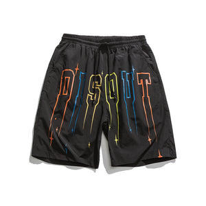 DISOUT Paint Dripping Shorts , - Streetwear Shorts - Slick Street