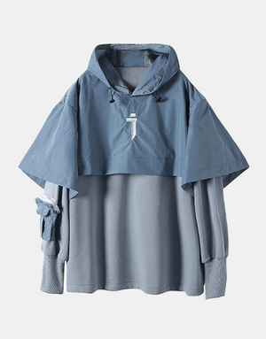 Dark Magician Hoodie Blue, XS - Streetwear Sweatshirts - Slick Street