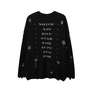 SHOW XIN DOU Sweater , - Streetwear Sweatshirts - Slick Street