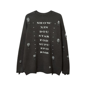 SHOW XIN DOU Sweater , - Streetwear Sweatshirts - Slick Street
