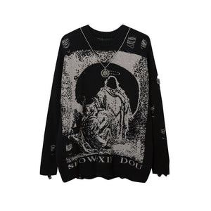 SHOW XIN DOU Sweater , - Streetwear Sweatshirts - Slick Street