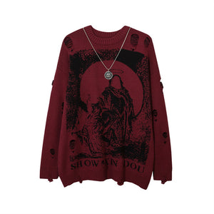SHOW XIN DOU Sweater , - Streetwear Sweatshirts - Slick Street