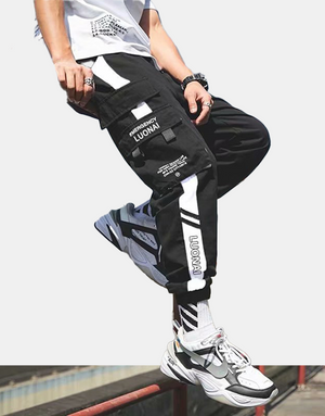 UNI-ROY Cargo Pants White, XS - Streetwear Cargo Pants - Slick Street