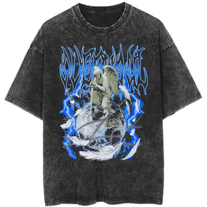 WLS Angel Earth Lock T-Shirt , - Streetwear T-Shirts - Slick Street
