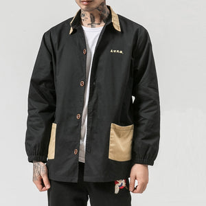 Kanji Hero Jacket , - Streetwear Jackets - Slick Street