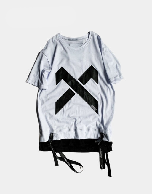 11BYBBS X T-Shirt white, XS - Streetwear T-Shirts - Slick Street