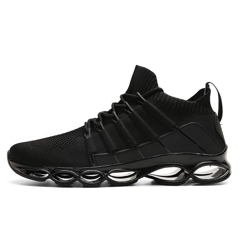 Cyro 26 Breathable Sneakers Black, 39 - Streetwear Shoes - Slick Street