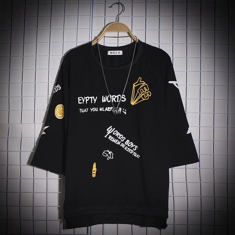 E2 Long Sleeve T-Shirt Black, XS - Streetwear T-Shirt - Slick Street