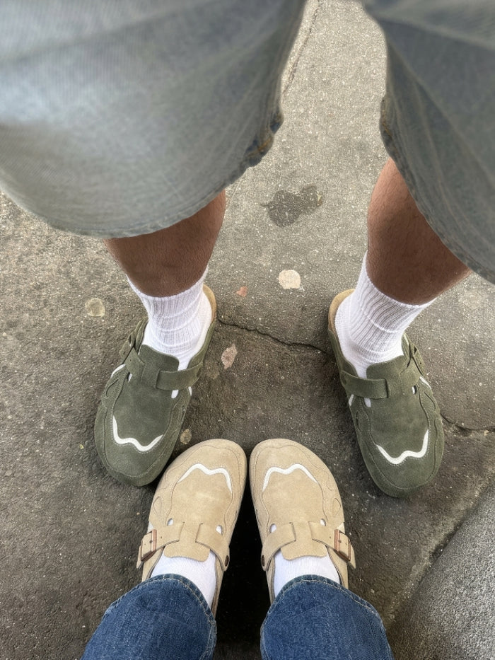 Oasis Suede Clogs , - Streetwear Shoes - Slick Street