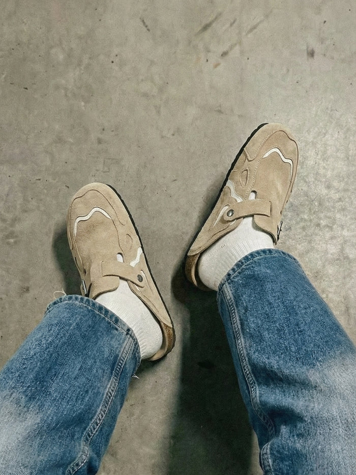Oasis Suede Clogs , - Streetwear Shoes - Slick Street
