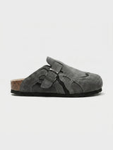 Oasis Suede Clogs Grey, 36 - Streetwear Shoes - Slick Street