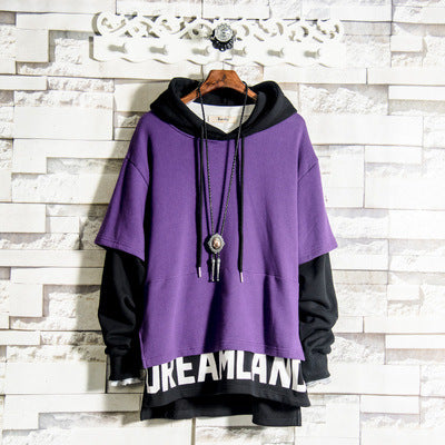 Double Layered 'Dreamland' Hoodie Purple, XS - Streetwear Hoodie - Slick Street