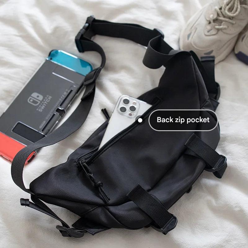 Power OFF Crossbody Bag , - Streetwear Bag - Slick Street