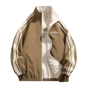 Reversible Loose Fit Zipper Jacket , - Streetwear Jacket - Slick Street