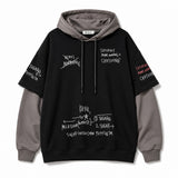 Afterclass Layered Hoodie Black, XS - Streetwear Hoodie - Slick Street