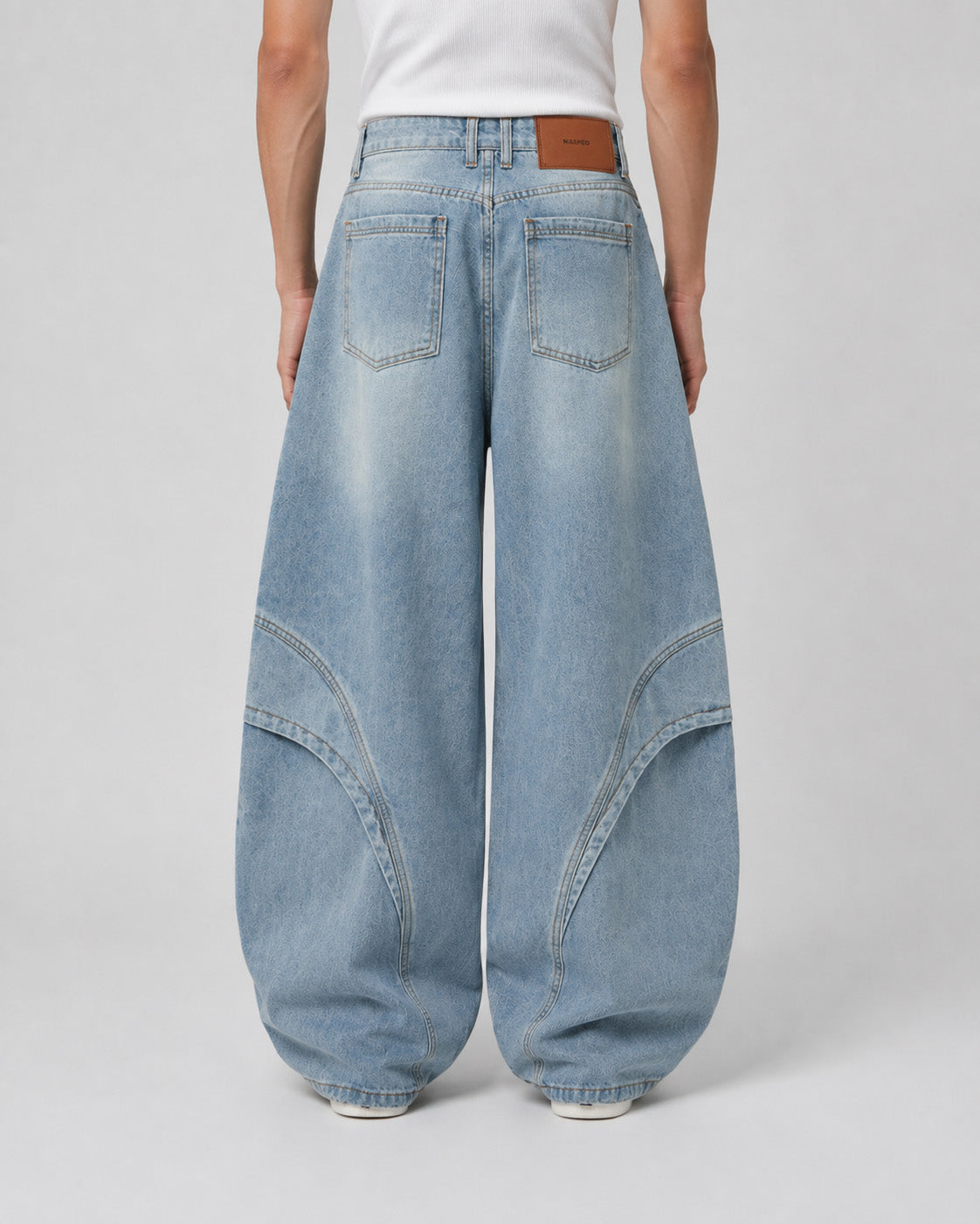 Arc Panel Denim Jeans , - Streetwear Jeans - Slick Street