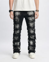 Ashen Distress Jeans