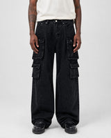 Blackout Multi-Pocket Cargo Jeans
