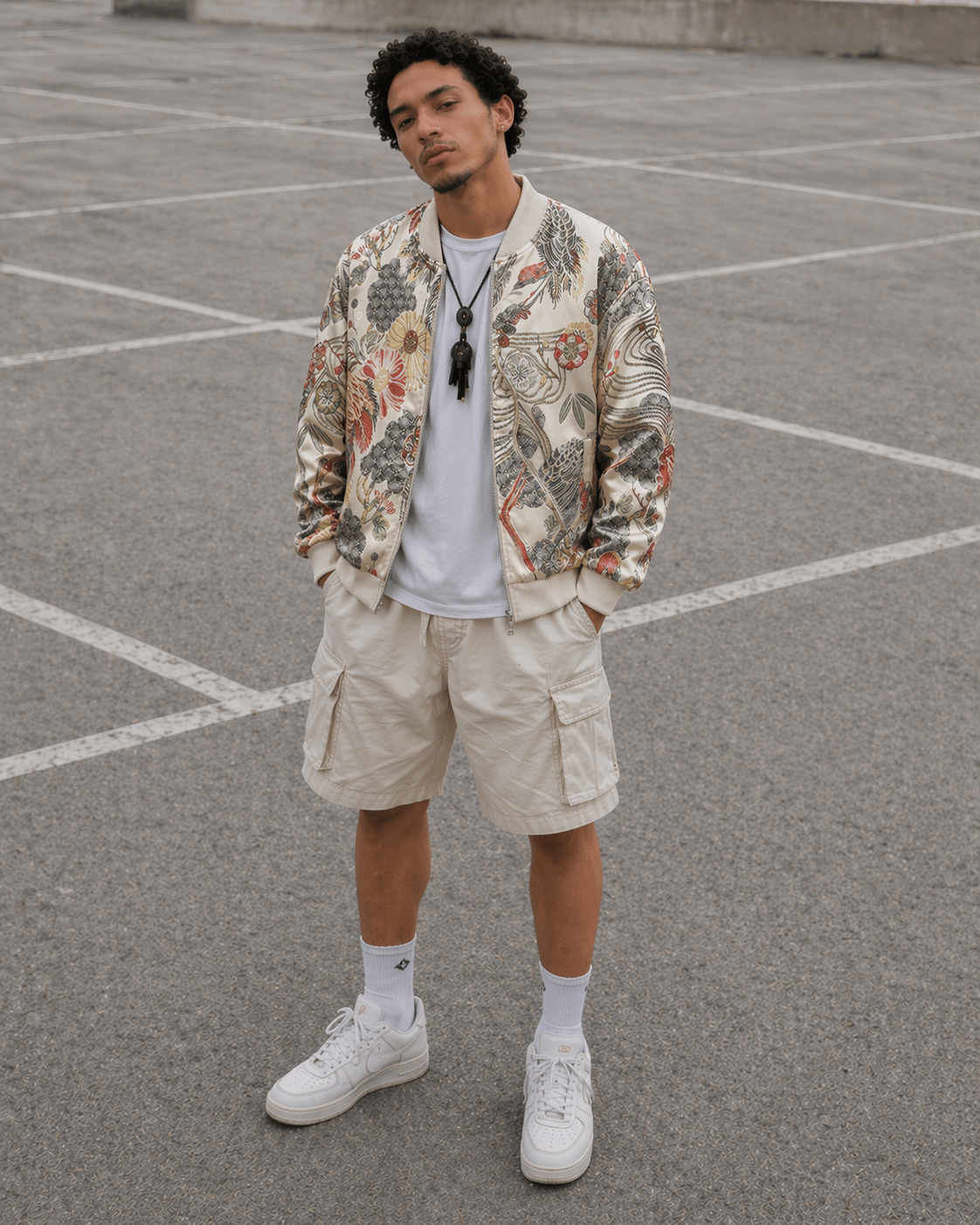 Boutonnieres Embroidery Jacket , - Streetwear Jacket - Slick Street