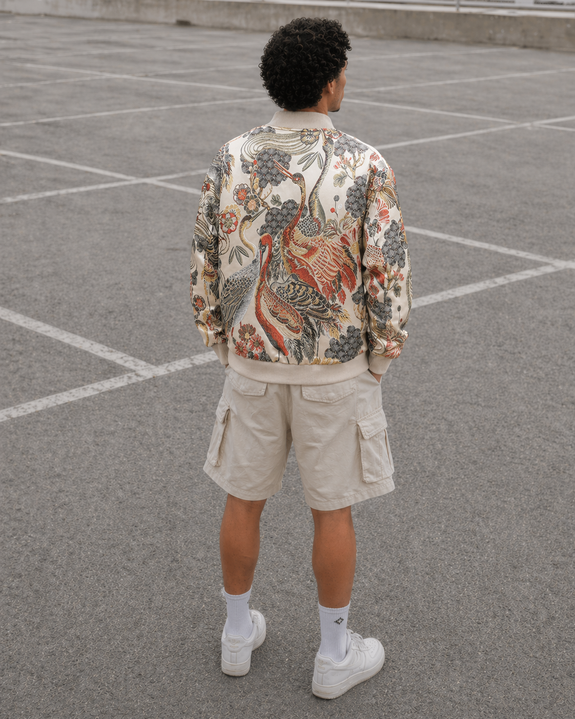 Boutonnieres Embroidery Jacket , - Streetwear Jacket - Slick Street