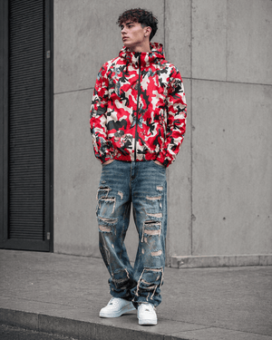 Nocturne Camo Windbreaker , - Streetwear Jackets - Slick Street