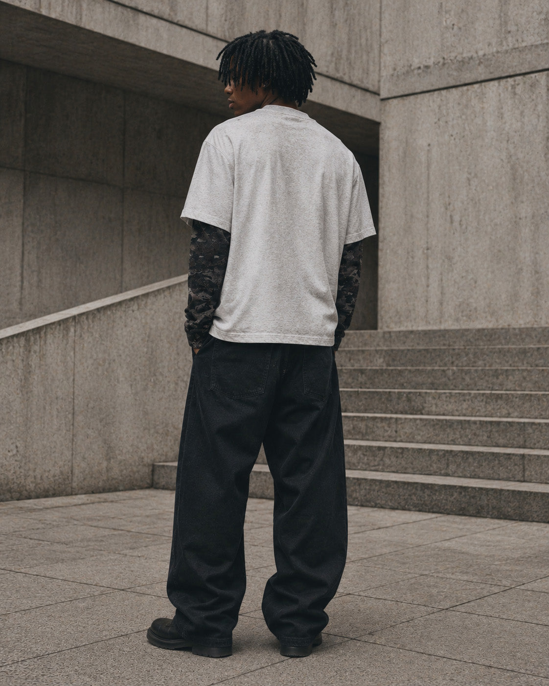 Division 72 Layered Tee , - Streetwear Long Sleeve - Slick Street