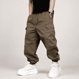 Drift Baggy Cargo Pants Brown, XS - Streetwear Cargo Pants - Slick Street