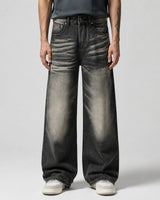 Dustveil Fade Jeans Black, 28 - Streetwear Jeans - Slick Street