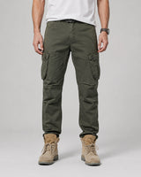 Fieldworks Cargo Pants Army Green, 29 - Streetwear Cargo Pants - Slick Street