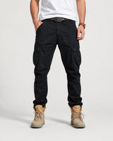 Fieldworks Cargo Pants Black, 29 - Streetwear Cargo Pants - Slick Street