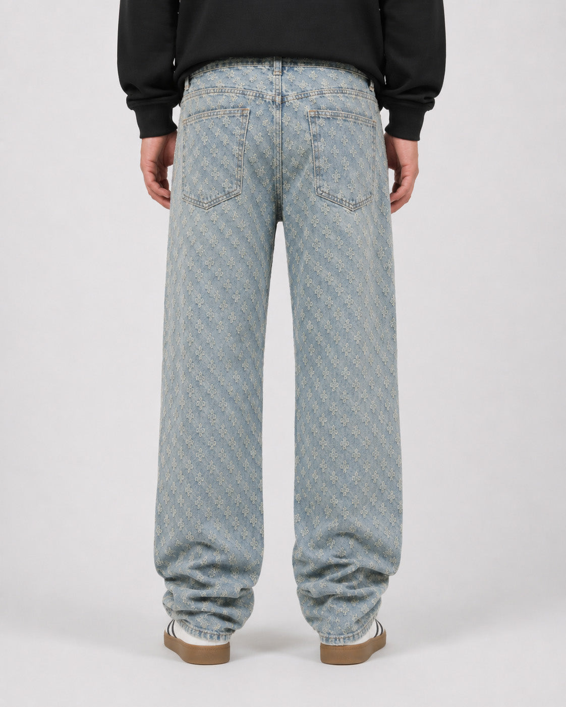 Frostflower Textured Jeans