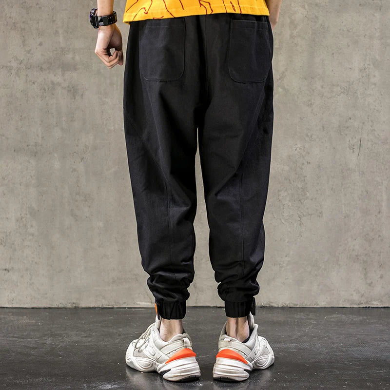 Y2K TAW2 Elastic Waist And Ankle Length Pants ,  - Streetwear Pants - Slick Street