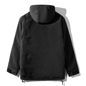 MASTER Black Windbreaker Parka Jacket ,  - Streetwear Jacket - Slick Street