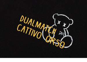 DM CATTIVO ORSO X-Eyed Bear T-Shirt , - Streetwear T-Shirts - Slick Street