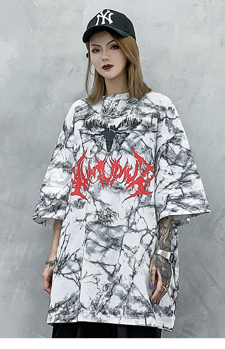 Butterfly Art Tie Die Long T-Shirt ,  - Streetwear T-Shirt - Slick Street