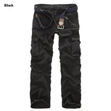 Rib Style Multi Pocket Pants Black, 28 - Streetwear Pants - Slick Street