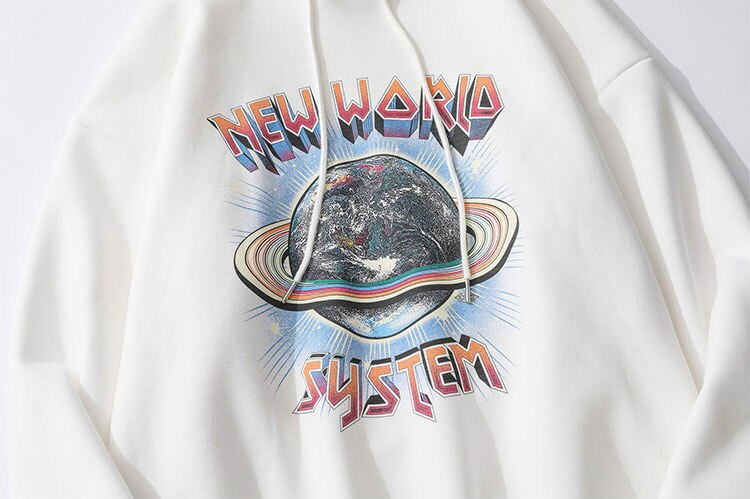 New World Planet System Hoodie ,  - Streetwear Hoodie - Slick Street