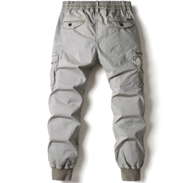 Rib Style Side Pockets Cargo Pants , - Streetwear Cargo Pants - Slick Street