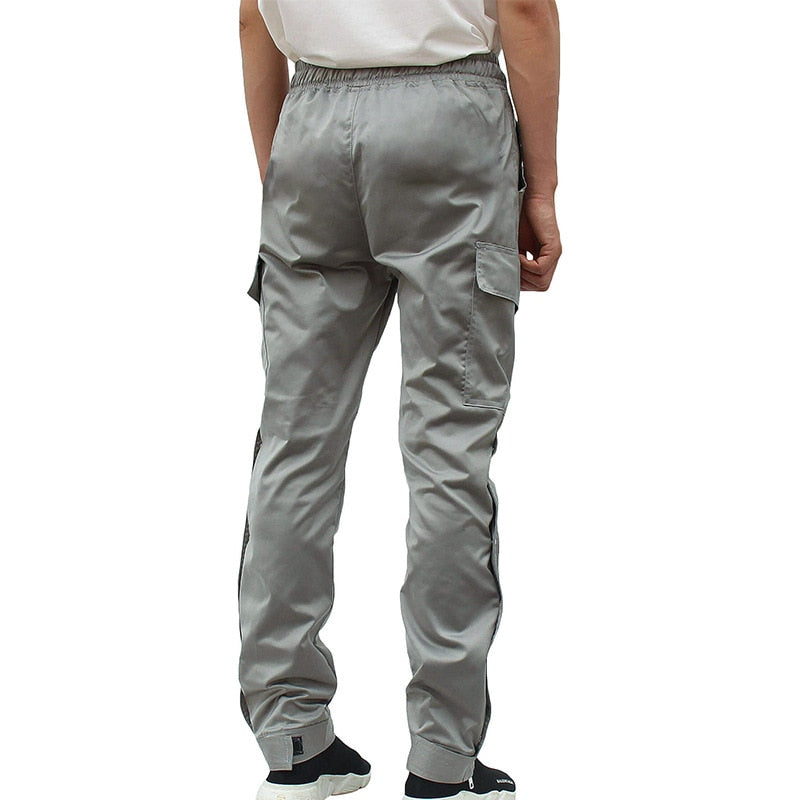 Straight Legging Popper Pants ,  - Streetwear Pants - Slick Street