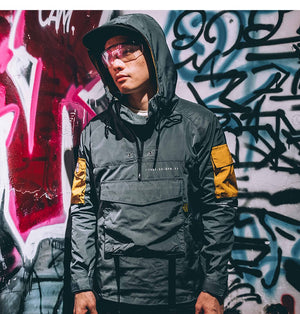Article 77 Elbow Cargo Pocket Hoodie ,  - Streetwear Hoodie - Slick Street