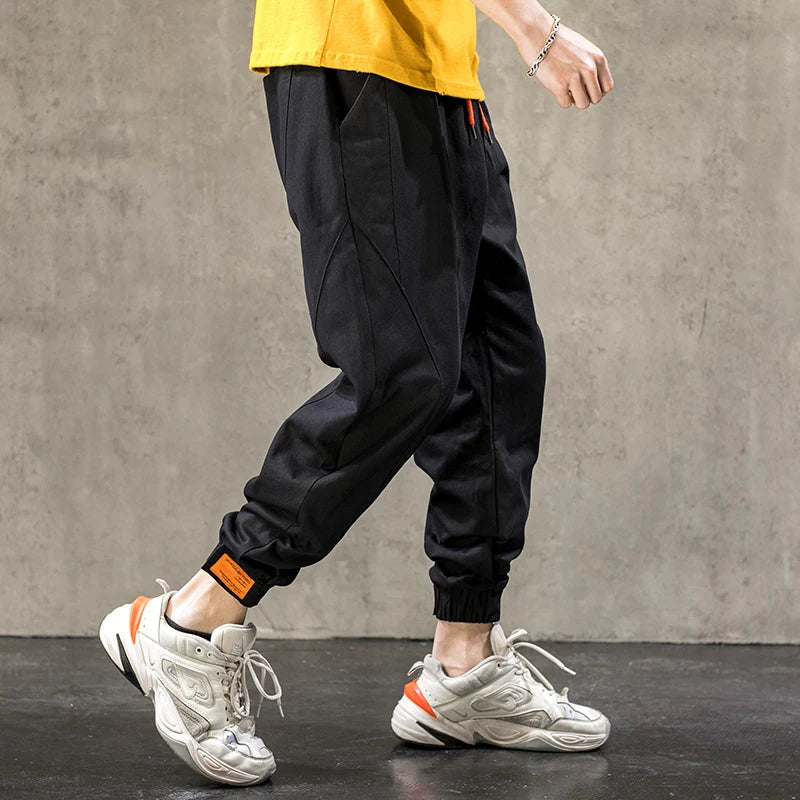 Y2K TAW2 Elastic Waist And Ankle Length Pants ,  - Streetwear Pants - Slick Street