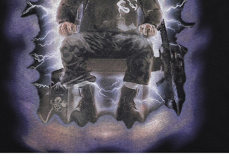 MADE EXTREME Electrify Polygraphy Loose T-Shirt , - Streetwear T-Shirts - Slick Street